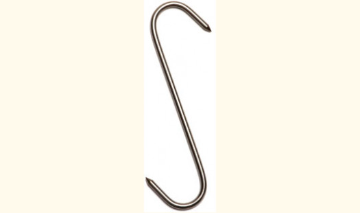 Kitchen Hook Stainless Steel - 6 inches Long X 3/16" Thick 1 per Pack